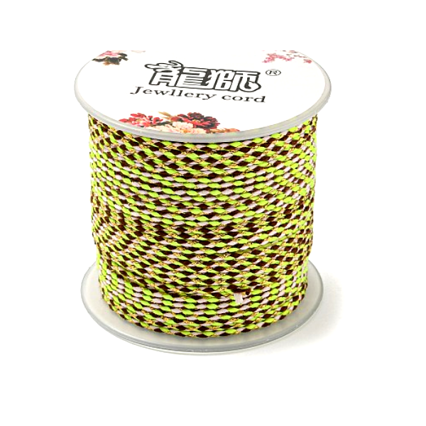 Cordon tressé, fil métallisé doré 1.5mm coloris C18