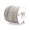 Cordon tressé et fil métallisé doré 1.5mm coloris C08