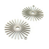 Pendentifs, breloques Forme Géométrique, Art deco, Soleil 30 mm en Acier Inoxydable, pour bijoux raffinés