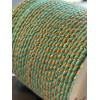 Cordon tressé et fil métallisé doré 1.5mm coloris C21