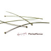 Tiges extra fines,  tête ronde 70 par 0.8mm, Cuivre finition  BRONZE