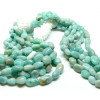 Perles forme Galets 8 par 6 mm, Amazonite