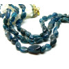 Perles Galets 6 par 10mm, Apatite