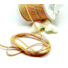 Cordon tressé et fil métallisé doré 1.5mm coloris C11