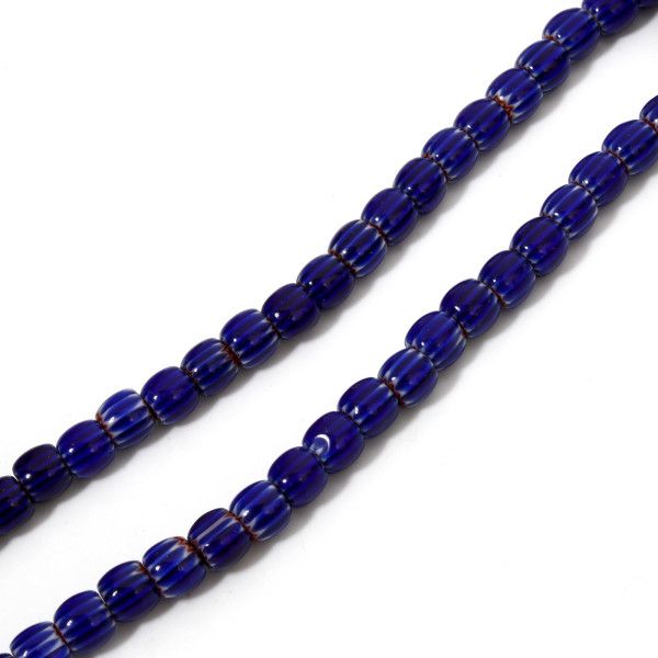 Perles Rondelles Verre 8mm, Verre Millefiori fait Main