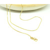 Collier Princesse 45cm - maille serpent 1 mm - Acier Inoxydable 304 finition Doré