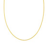 Collier Princesse 45cm - maille serpent 1 mm - Acier Inoxydable 304 finition Doré