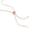 Bracelets Réglable - Intercalaire - 22 cm - maille en Cuivre - maille Paloma coloris Or Rose