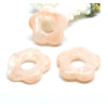 Pendentifs Résine, Acrylique forme FLEUR 19mm, coloris marbré Rose Pale