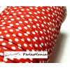ruban biais spaghetti à pois Rouge 7mm ref: 70480-46