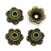 Coupelles, coquille, calottes 7mm, laiton couleur BRONZE