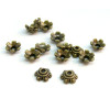 Coupelles, coquille, calottes 7mm, laiton couleur BRONZE