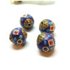 Perles intercalaire Boho Chic 13mm, Pâte Polymère