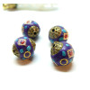 Perles intercalaire Boho Chic 13mm, Pâte Polymère