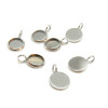 Supports de PENDENTIF ACIER INOXYDABLE 6mm