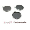 Supports de Pendentif 8mm – Acier Inoxydable 304 Argent Platine