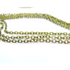 chaine maille fine 2 par 3mm, métal finition Bronze