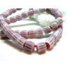 Perles Rondelles Verre 8mm, Verre Millefiori fait Main