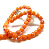 Perles Rondelles Verre 8mm, Verre Millefiori fait Main