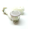 Support de Bague Ovale ARTY 10 par 14mm, anneau double, Acier Inoxydable 304 finition Argenté