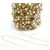 Chaine Fantaisie, Acier Inoxydable 316, finition Doré à l'or fin 18K, Placage IONIQUE
