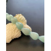 Perles intercalaire, jade teinté, forme géométrique, cônes