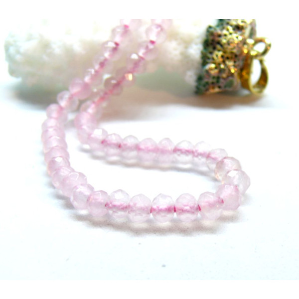 Perles, Rondelle facettée 2 par 4 mm, Jade Malaisienne Teintée, coloris 32