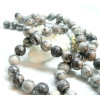 Perles Rondes 10mm ,Jaspe Toile Araignée