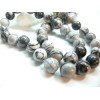 Perles Rondes 10mm ,Jaspe Toile Araignée