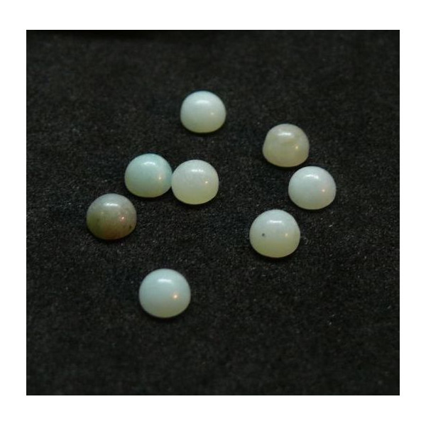 Cabochons Rond 4mm, Amazonite