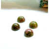 Cabochons Rond 4mm, Unakite Coloris NO 41