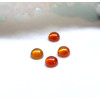 Cabochons Rond 3mm, Cornaline