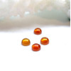 Cabochons Rond 3mm, Cornaline