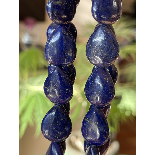 Perles forme Goutte  10 par 14mm, Lapis Lazuli  Grade A