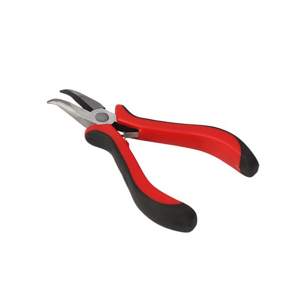 Pince Bout Plat fin,  Pince de précision à bout plat lisse incurvé