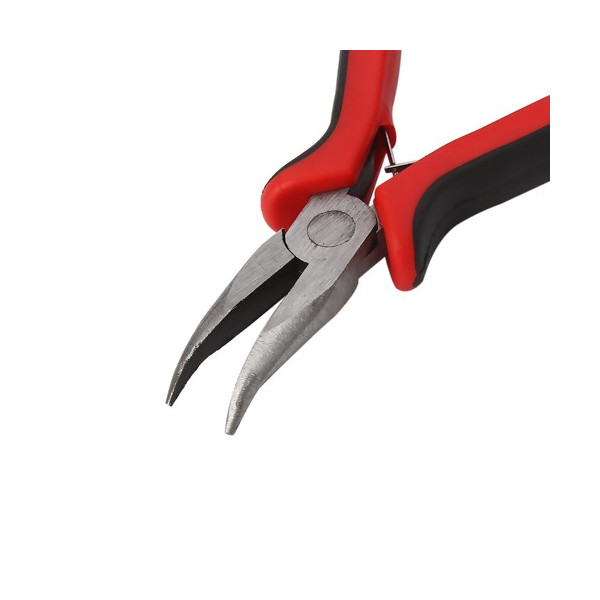 Pince Bout Plat fin,  Pince de précision à bout plat lisse incurvé