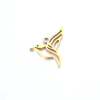 Pendentifs Oiseau Colibri 15mm, Acier Inoxydable Doré - pour bijoux raffinés