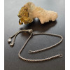 Bracelets Réglable, ajustable 26.6cm, Maille Paloma 1.2mm, Acier Inoxydable 304 finition Argent Platine
