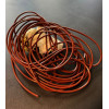 Cordon Fil Cuir Véritable 2mm, Marron Café