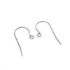 Boucles d'oreilles Crochet 27mm, Acier Inoxydable 304 Argenté