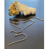 Boucles d'oreilles Crochet 27mm, Acier Inoxydable 304 Argenté