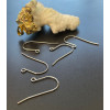 Boucles d'oreilles Crochet 27mm, Acier Inoxydable 304 Argenté