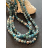 Perles Rondes Facettées 4.5mm, Apatite