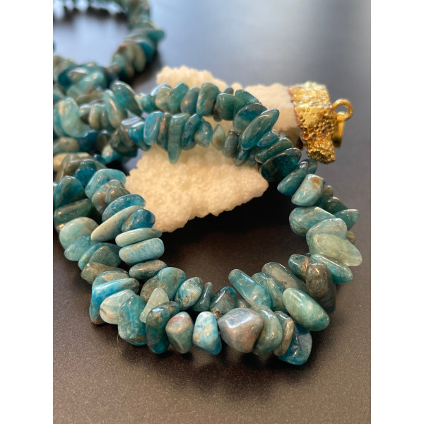 Perles forme Chips , Apatite