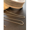 Chaine maille bille 1.5mm, Acier Inoxydable finition Argenté
