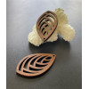 Pendentifs Goutte 40mm en Bois