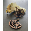 Pendentifs Forme Éventail 30 mm – Bois