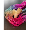 Perles Bicône 4mm, Verre Multicolores