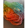 Perles Bicône 4mm, Verre Multicolores