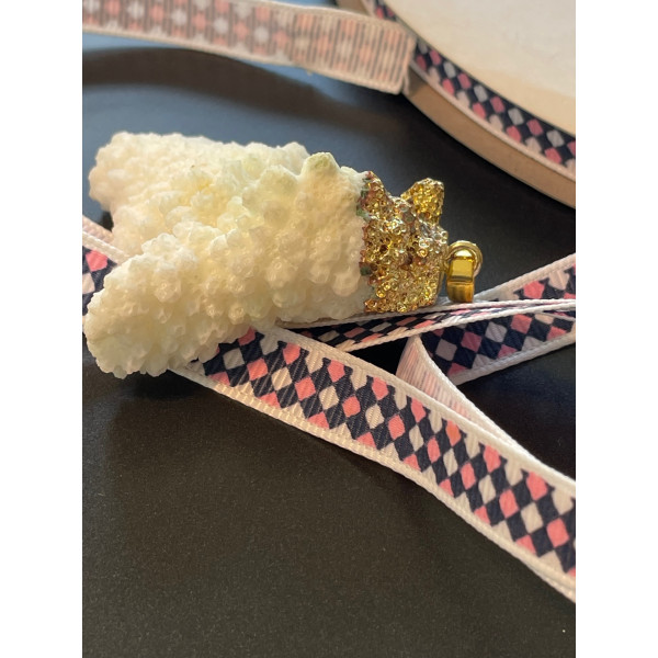 PE002 – Lot de 4 x 10 mètres Ruban Gros Grain 10mm Rose et Bleu